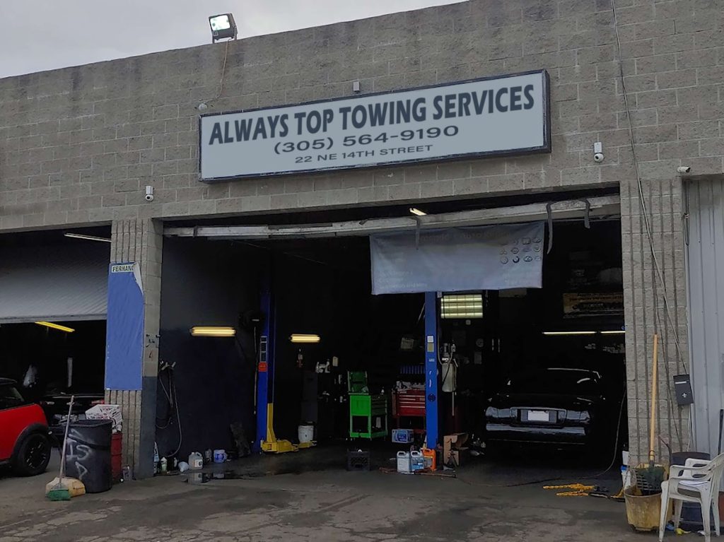 Always Top Towing Services shop in Homestead, Florida
